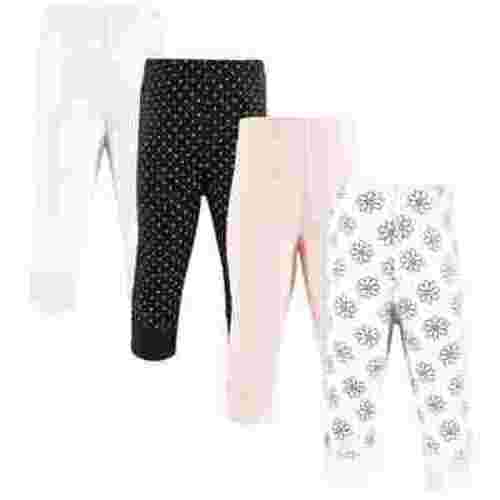 Hudson Baby Tapered Ankle Pants, 4- Pack, 0/3 Months- 5T