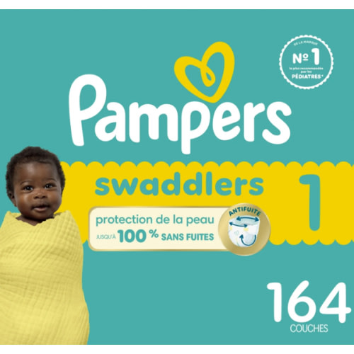 Pampers Swaddlers Disposable Diapers - Size newborn-Size 2