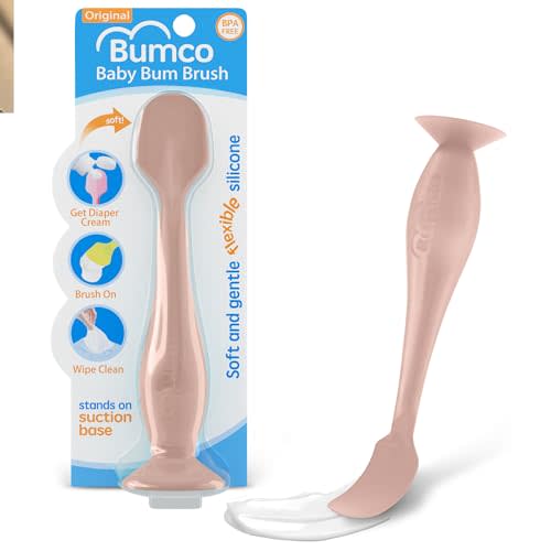 Bumco Diaper Cream Spatula - BPA-Free Diaper Bag Essentials, Soft Butt Spatula Baby, Mom-Invented Butt Paste Spatula, Bumco Diaper Cream Spatula, Flexible Diaper Cream Applicator, Bumco Baby Bum Brush