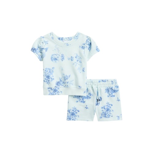 Indigo Bloom Shirt & Shorts Set, 18-24M- Only 2 left