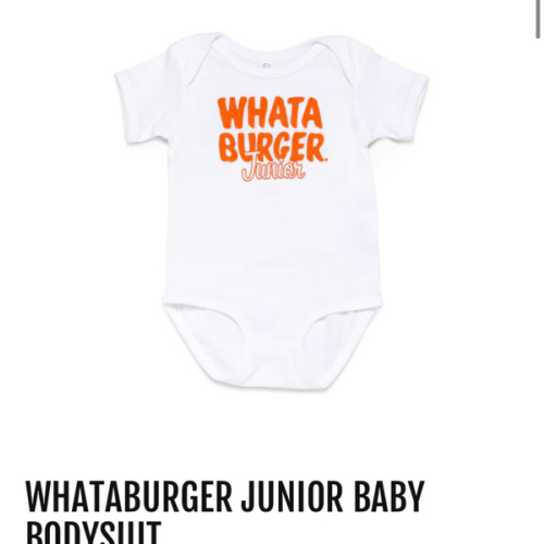 Whataburger Junior Baby Bodysuit