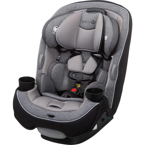 Safety 1st Grow and Go All-in-One Slim Convertible Car Seat, Rear Facing, 5-40 lbs, Forward Facing (30–65 lbs), High Back Booster Seat 40-100 pounds, Shadow