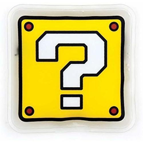 Bumkins Nintendo Kids Cold Pack, Ice Pack, Freezable, Reusable, Soothe Aches and Pain - Question Block