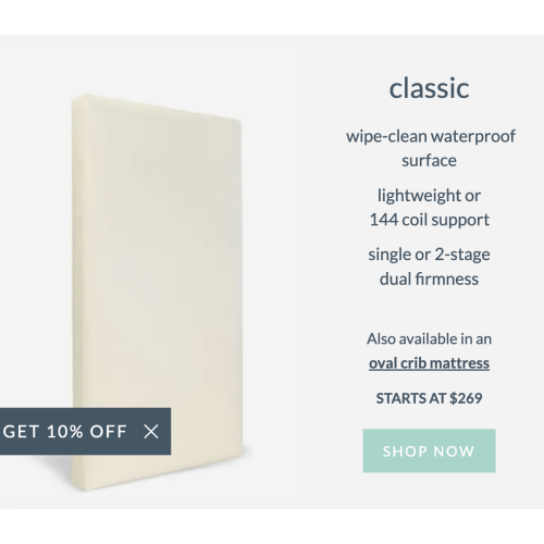 Classic Organic Cotton Crib Mattress