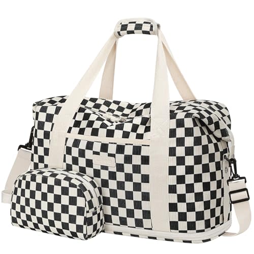 Expandable Travel Duffle Bags Weekender Overnight Bags for Women Men Hospital Bag for Women Labor Delivery with Toiletry Bag Waterproof