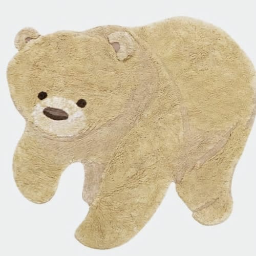 Washable Bear Cotton Rug