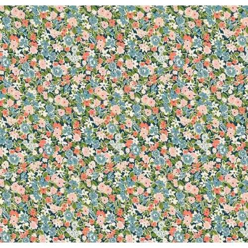 Liberty London Floral Crib Sheet: Custom Fitted Cotton Bedding