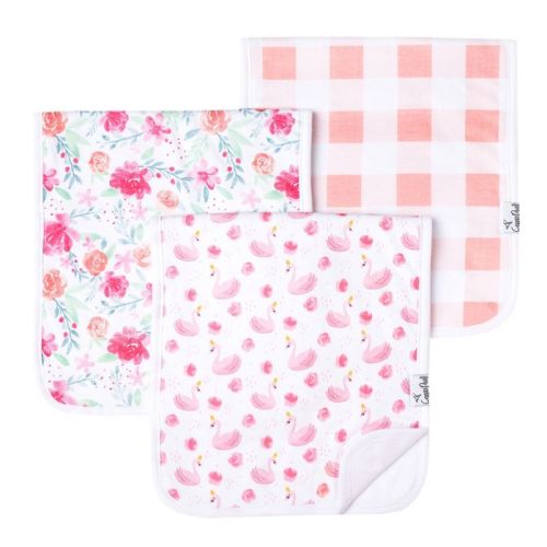 Copper Pearl Burp Cloths - June - 3pc