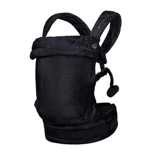 ·NEST BLANCHE· Baby Carrier for Newborn to Toddler, Cozy Baby Wrap Carrier 7-35 lbs, Ergonomic Backpack Design, Front and Back Facing Options, Black