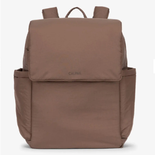 Diaper Backpack with Laptop Sleeve - HAZELNUT