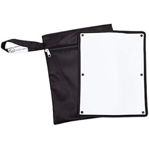 Sarah Wells Pumparoo Wet/Dry Bag for Breast Pump Parts (Black)