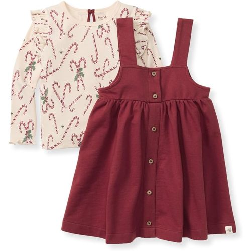 Burt's Bees Baby Baby Girls' Dress, Infant & Toddler, Short & Long-Sleeve, 100% Organic Cotton