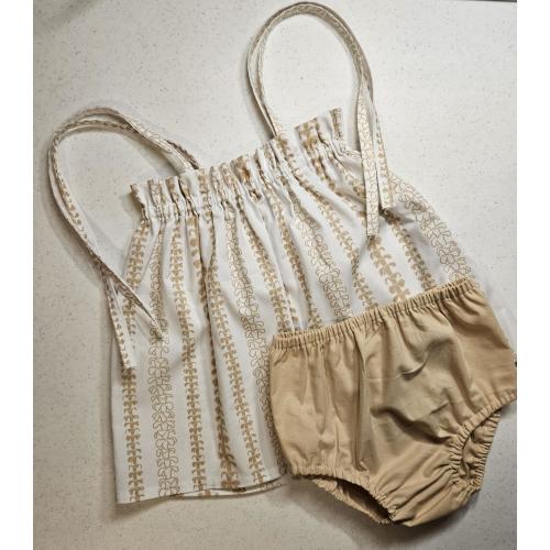 Puakenikeni Littles Flutter Ruffle Outfit