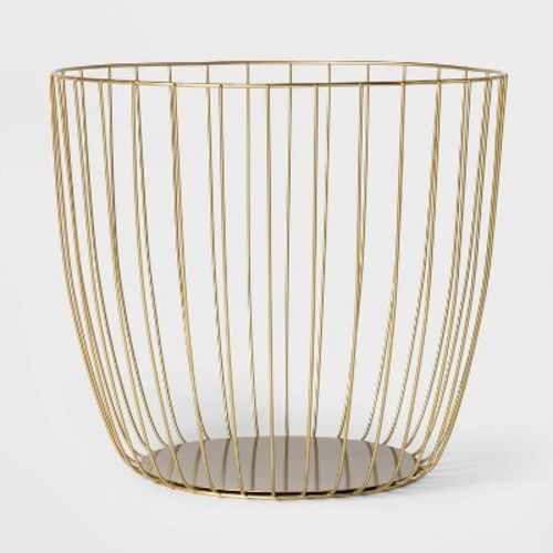 Large Metal Wire Basket Gold - Threshold™