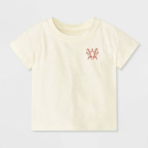Baby Boys' Sun's Out Buns Out Graphic T-Shirt - Cat & Jack™ Cream 6-9M