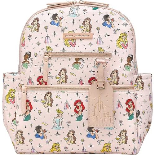 Petunia Pickle Bottom Ace Backpack | Diaper Bag | Diaper Bag Backpack for Parents | Baby Diaper Bag | Stylish and Spacious Backpack for On-the-Go Moms and Dads | Disney Princess
