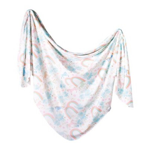 Copper Pearl Bloom Knit Swaddle Blanket - Whimsy