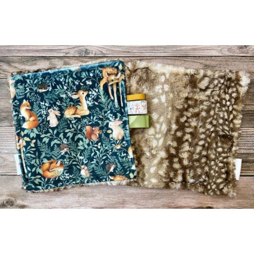 Sensory Crinkle Paper Square Woodland Animals Plush Tagged - Etsy