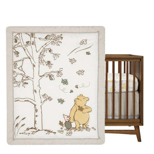 Lambs & Ivy Storytime Pooh 3-Piece Bedding Set – Bambi Baby