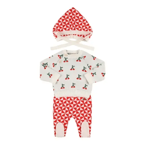 Cotton knit sweater, leggings and hat - Bobo Choses - Girls | Luisaviaroma