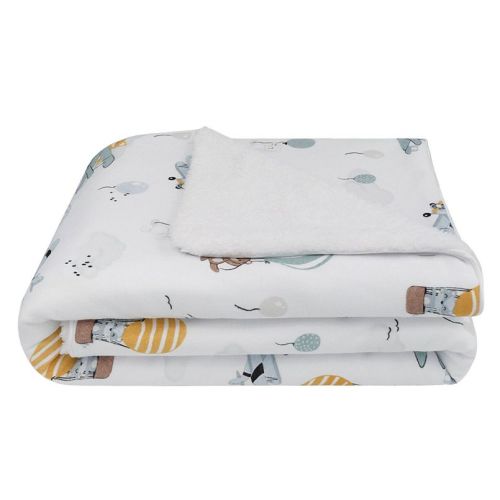 Living Textiles Jersey Sherpa Blanket