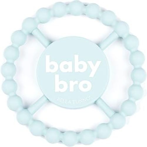 Baby Teether by Bella Tunno, Silicone Teethers for Babies 3-6 months, 6-12 months, Baby Toys, Pacifier, Teething Relief, Boys, Girls, Baby Bro