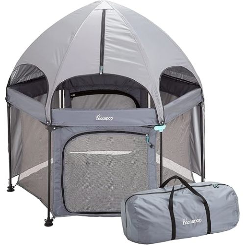 Hiccapop 53” PlayPod Baby Playpen for Home