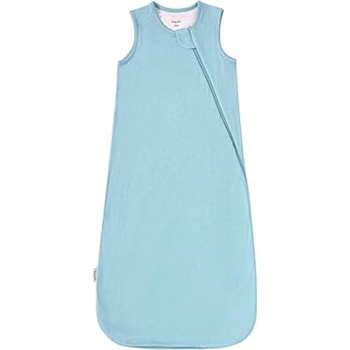 Rayon Made from Bamboo Sleep Sack 6-12 Months Ultra Soft Toddler Sleep Sack 1.0 Tog Baby Wearable Blanket Unisex Sleeping Bag for Babies Infant with 2-Way Zipper