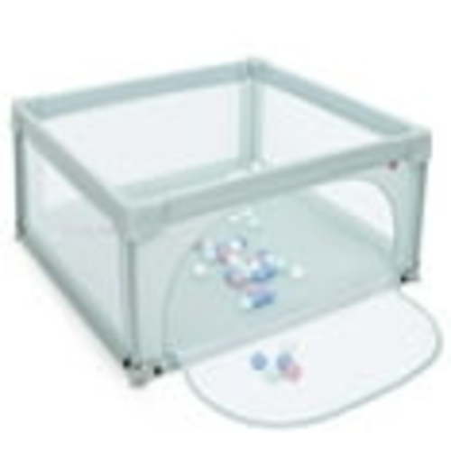 Costway Baby Playpen Infant Large Safety Play Center Yard w/ 50 Ocean Balls Blue