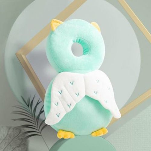 Baby Head Protection Pillow For Back Carrying, Cute Back Protection Pad For Crawling And Walking,owl