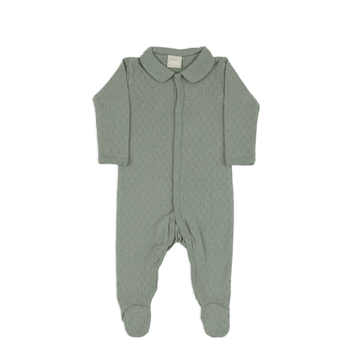 Jumpsuit Cuello Holey Musgo