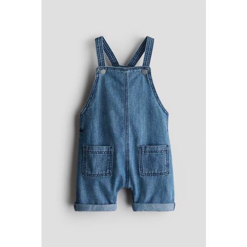 DENIM OVERALL SHORTS