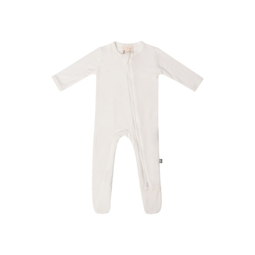 Baby Zip-Up Footie, 0-3 M, Cloud