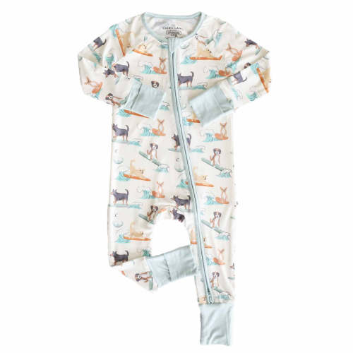 Paddle Pups Convertible Zip Romper