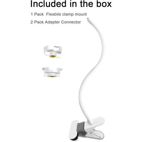 15.7 inches Baby Monitor Mount Compatible with HelloBaby HB6550/HB65/HB6550 pro/HB66/HB248,ANMEATE SM935E Baby Monitor Camera,Flexible Clip Clamp Mount Long Gooseneck Arm