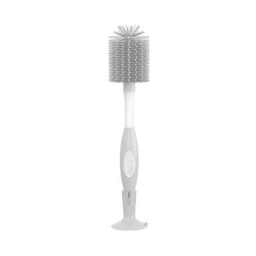 Dr. Brown's Soft Touch No Scratch Baby Bottle Cleaning Brush with Stand - Gray