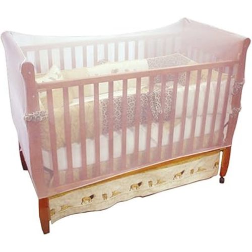 Jeep Crib Universal Size Crib Mosquito Net, White
