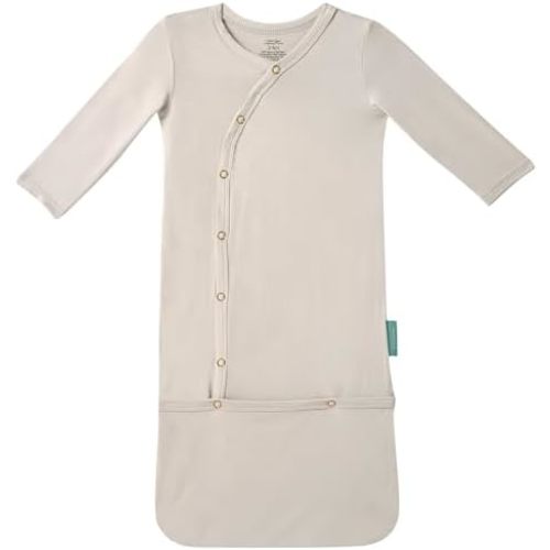 Supersoft Baby Sleeper Gowns, Premium Bamboo Viscose Infant Nightgown Sleepers Preemie Newborn Snap Bundler