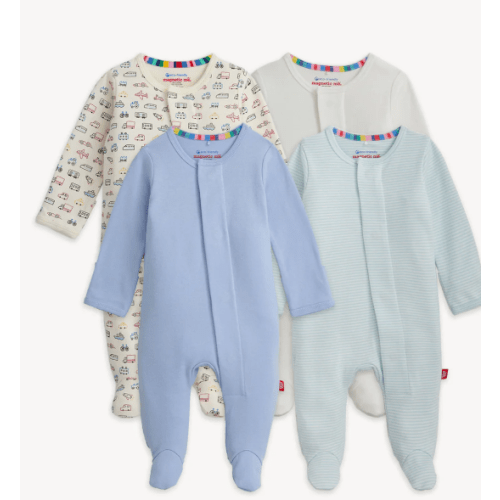 Magnetic 4-Pack Footie (0-3 months)