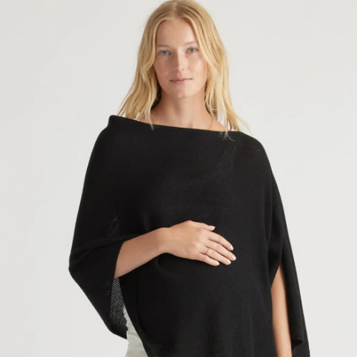 Lightweight Cotton Cashmere Nursing Shawl