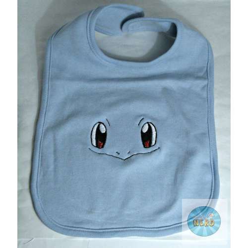 Squirtle Face Inspired Bib