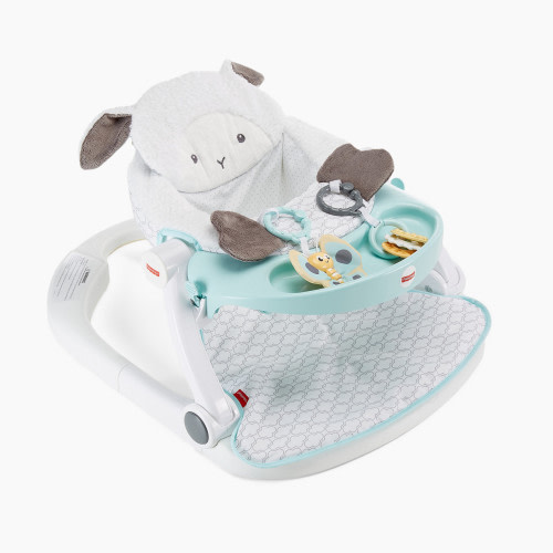 Fisher-Price Sit-Me-Up Floor Seat with Tray - Sweet Little Lamb