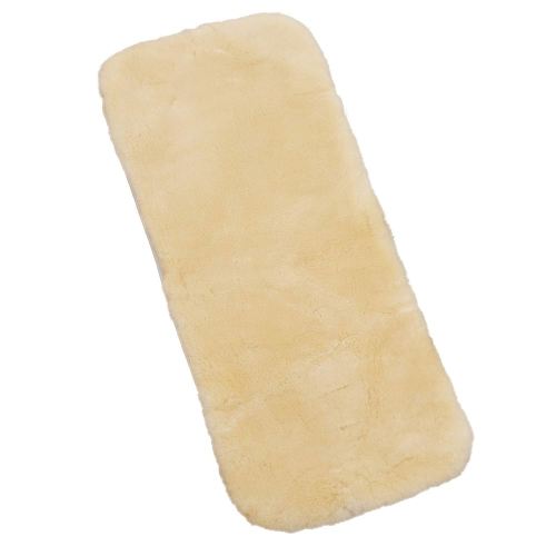 Werner Christ Baby Sheepskin Liner Comfort Baby Fur seat pad/seat Insert for Baby Carriages & Buggies with Belt Slots, The Ideal Sheepskin Insert for Your Child