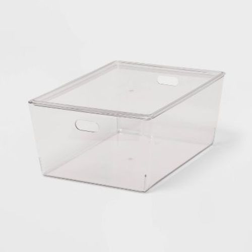 11l Stacking Clear Bin With Lid - Brightroom™