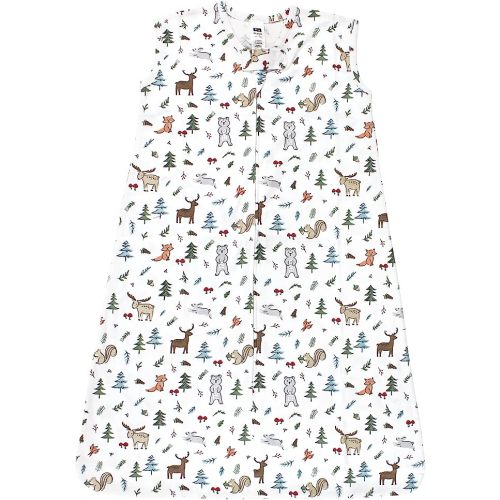 Hudson Baby Unisex BabyCotton Sleeveless Wearable Sleeping Bag, Sack, Blanket