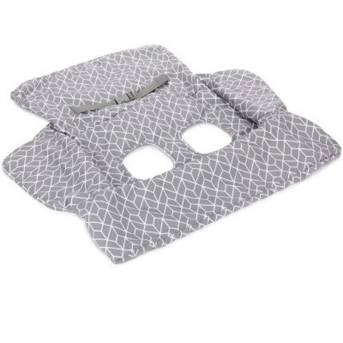 Diono Shop 'n Go Cart Liner, Shopping Cart Cover for Baby, Machine Washable, Color: Gray
