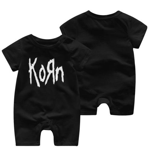 Korn Issues Baby Short Sleeve Jumpsuit Romper Playsuit One Piece Outfit Baby Boys Girls Casual Clothes Sleep and Play 3 Months