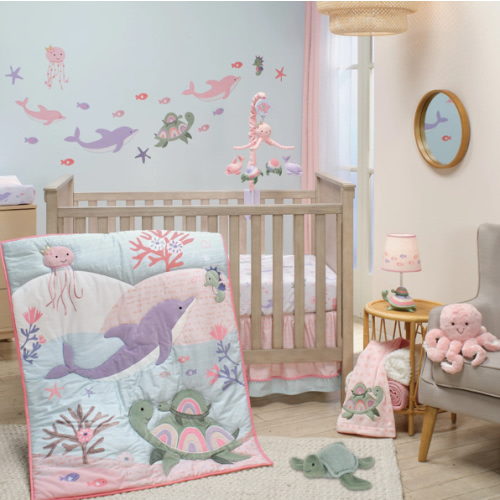 Sea Dreams 3-Piece Crib Bedding Set