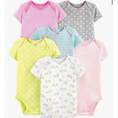 Simple Joys by Carter's Baby Girls' 6-Pack Sleeveless Bodysuit