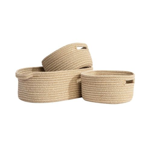 Living Textiles 3 Pack Storage Set Natural